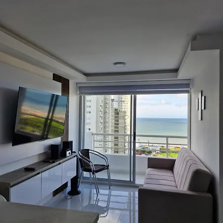 Apartamento Nuevo En Piso 24 Con Wifi Rápido Y Vista Al Mar, Cerca Al Centro Histórico
