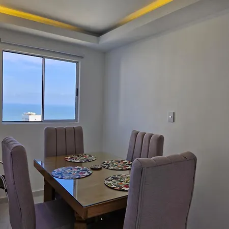 Nuevo En Piso 24 Con Wifi Rápido Y Vista Al Mar, Cerca Al Centro Histórico Apartamento Cartagena