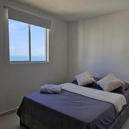 Nuevo En Piso 24 Con Wifi Rapido Y Vista Al Mar, Cerca Al Centro Historico * Cartagena